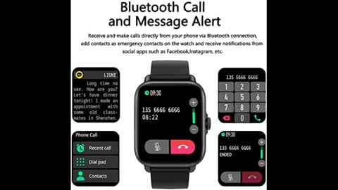 Smart Watch(Answer CallDial),Bluetooth Smartwatch for Men Women iOS Android Phone 1.7" HD Touc...