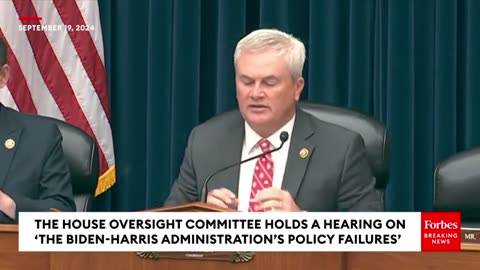 'Incompetent And Weak Leadership': James Comer Absolutely Hammers Biden, Harris