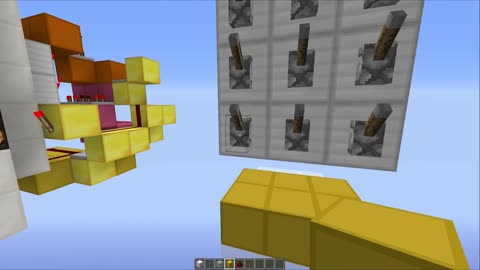 Minecraft: 9 Lever Combination Lock [Day 18]