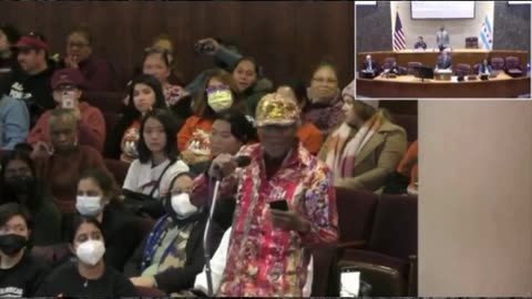 Chicago Resident Speaking Out at City Council