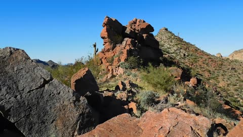 'View from the Red Rocks' - Desert Mountain Landscape