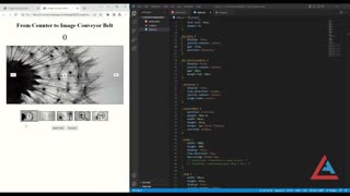 From Counter to Image-Conveyor-Belt in HTML CSS and JavaScript