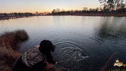 7.50 lb large mouth bass fishing!