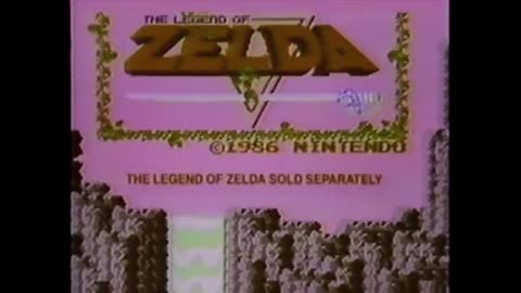 The Legend of Zelda 'Rap' TV Commercial for Nintendo Entertainment System #NES #Zelda