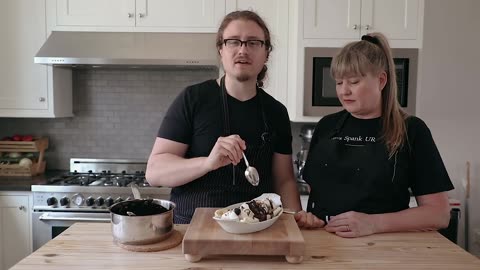 Homemade Banana Sundaes Feat. My Mom