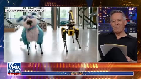 ‘Gutfeld!’_ Robot dogs get glitter and fur - greg gutfeld