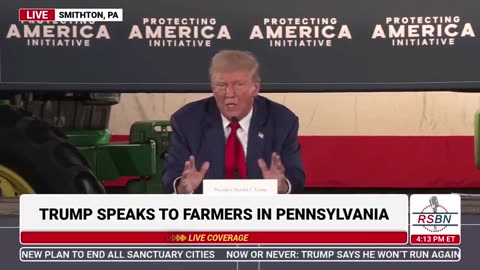 President Trump outlines his trade policies in Pennsylvania: