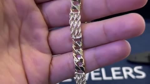 Solid Rope & Cuban Link Men's Bracelet