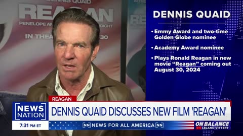 ‘Reagan’ as much a love story as about politics: Dennis Quaid | On Balance