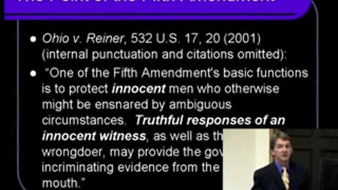 Your Right to Remain Silent A New Answer to an Old Question - Do Not Talk ? O.K.