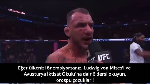 Ufc dövüşçüsü Renato Moicano Mises Okuyun Diyor