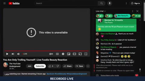 5-7-2024 The YouTube Underground "You Are Only Trolling Yourself" w/ live chat