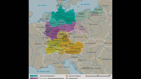 Overview German dialects / Überblick Deutsche Dialekte, begleitet von einem Mundart-Lied