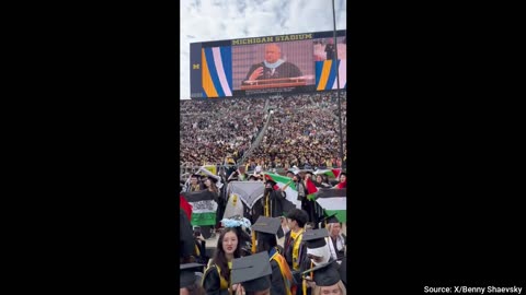 "SHUT THE F*CK UP!": College Grads Light Up Pro-Palestinian Mob Trying To Ruin Ceremony