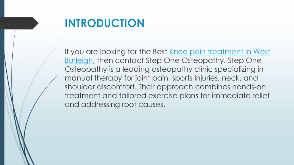 Best Knee pain treatment in West Burleigh