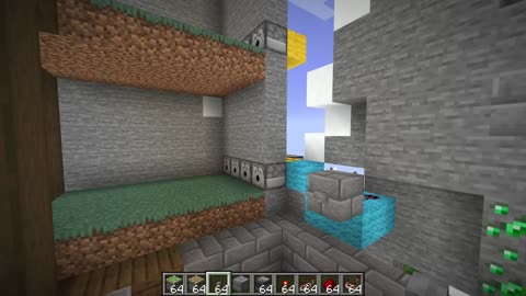 I made a Mountain Piston House in Minecraft 1.18