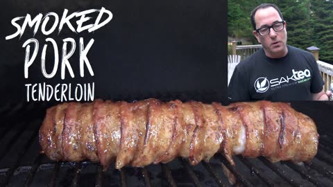 The Best Smoked Pork Tenderloin Recipe SAM THE COOKING GUY