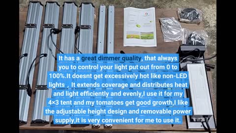 FARMLITE #GrowLight LED #GrowLights for Indoor Plants 240Watts-Overview