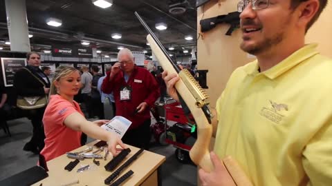 left side charging Mosin Nagant by Country Steele at SHOT show