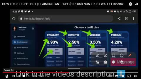 # COMO GANHAR USDT$ 115 USD CARTEIRA INSTANTÂNEO