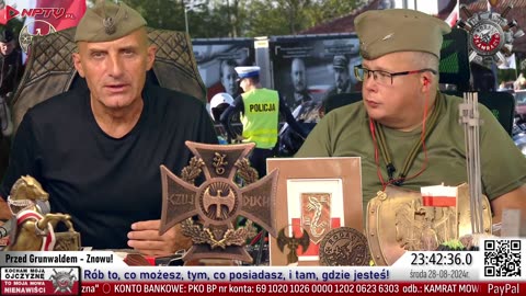 Przed Grunwaldem - znów! Śr. 28.08.2024r. W. Olszański, M. Osadowski NPTV.pl Rodacy Kamraci