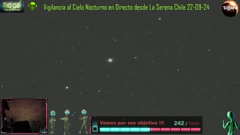 Surveillance of the Night Sky Uncle UFO Chile broadcast by Tik Tok this 09-22-24