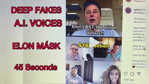 DEEP FAKES, AI VOICE, ELON MÁSK!