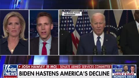 Josh Hawley: Biden Hastens America's Decline