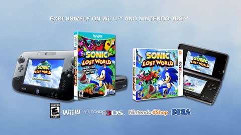 Sonic Lost World TV Commercial for Nintendo #WiiU #3DS #Wii #Nintendo3DS