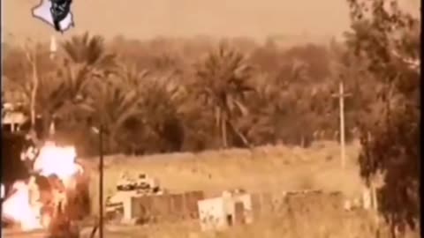 Bradley IFV meets a IED , Iraq War Era