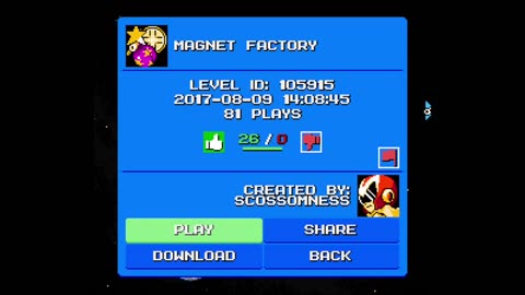 Mega Man Maker Level Highlight: "Magnet Factory" by Scossomness