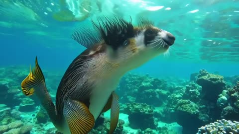 Fish with an animal head unreal