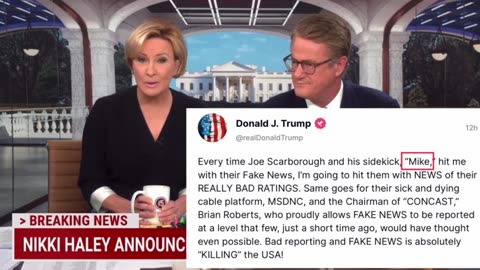 President Trump referred to Mika Brzezinski as “Mike” (😂)