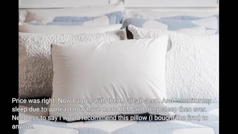 FluffCo Down Alternative Basics #Pillow Standard #Pillow-Overview