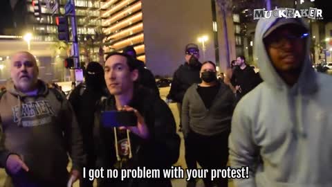 Breaking news: ANTIFA attacked journalists in Los Angeles over the weekend