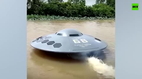 YouTuber builds UFO boat he saw in a dream