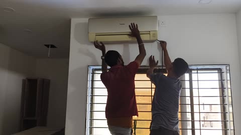 Split AC installation