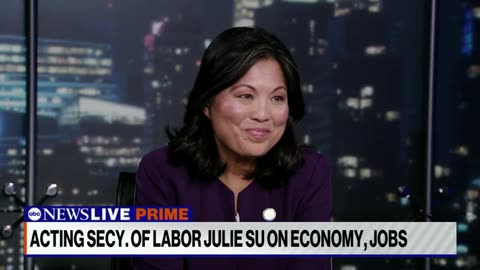 Labor Secretary Julie Su on unemployment rates and inflation