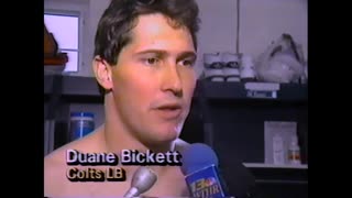 September 16, 1988 - Duane Bickett & the Colts Prepare for the Buffalo Bills