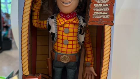 Disney Parks Talking Woody from Toy Story Plush Doll #shorts