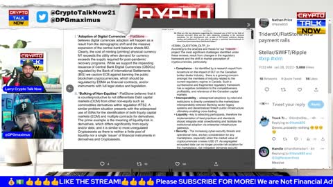 THE CRYPTO MARKET WITH MAX & LARRY - #QNT #XRP #XLM #XDC #ALBT #LCX #HBAR #CSPR #ISO20022 + #JASMY