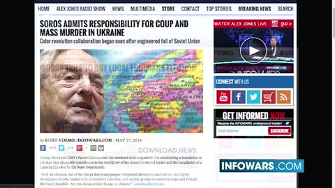 Alex Jones Told You About Soros Funding Nazi Ukraine In 2015 - 10/16/15