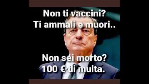 SE NON TI VACCINI T'AMMALI E MUORI OPPURE FAI MORIRE