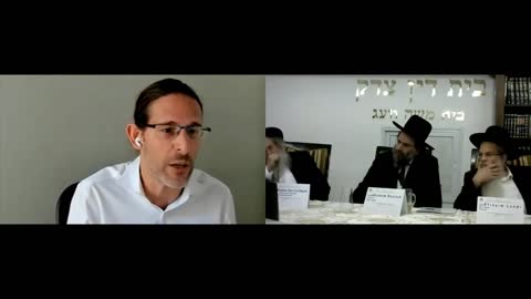 Professor Retsef Levi of MIT gives testimony to an Israeli Rabbinical Court July 27, 2021