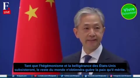 Chinese Foreign Minister Calls Out the USA [ For Interfering With Foreign Governments, Elections, Assassination Attempts and MORE]