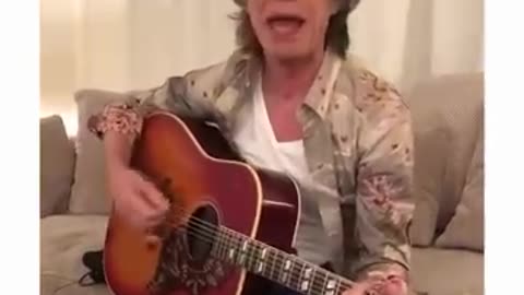 Mick on the Acoustic