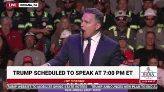 FULL SPEECH: Dave McCormick at Trump Rally in Indiana, Pennsylvania - 9/23/24