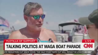 VIRAL MOMENT: Shirtless Trump Supporter Absolutely Skewers, Educates Smug CNN Reporter