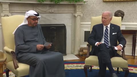 President Biden Hosts a Bilateral Meeting with His Highness President Sheikh Mohamed bin Zayed