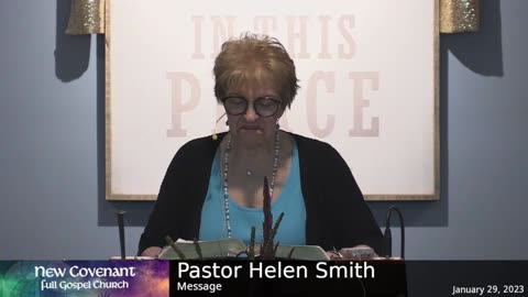 January 29 2023 - Pastor Helen Message